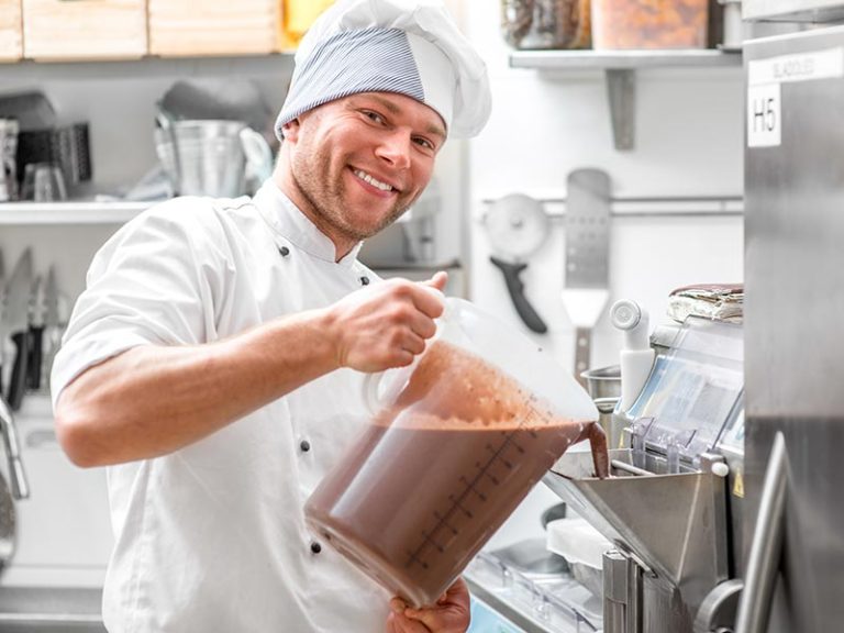 la produzione artigianale di gelato